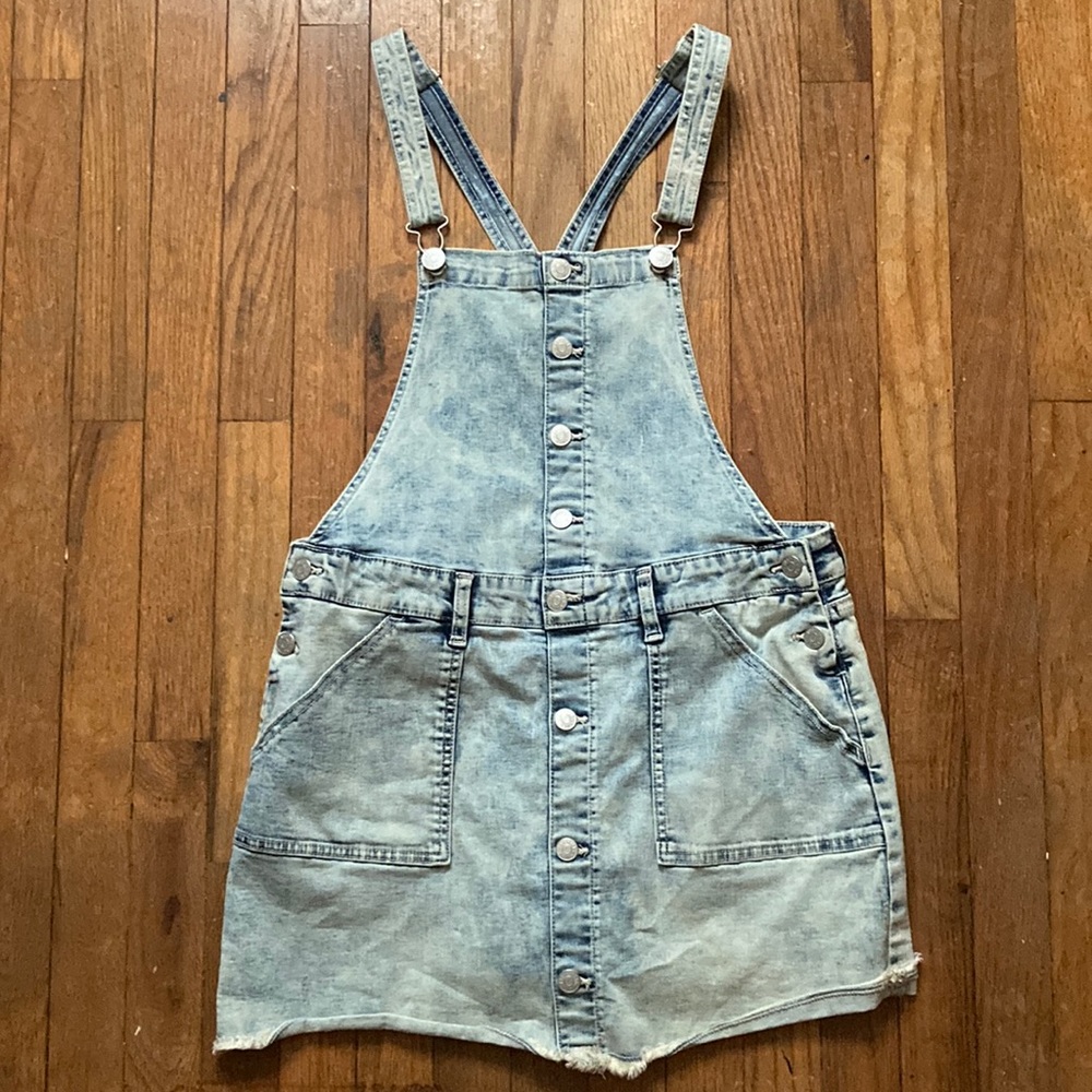 Justice, Girls, Skirtall, Overalls, Acid Wash, Size 20 plus